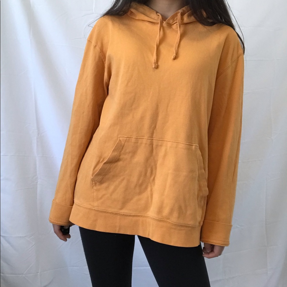H&M mustard yellow hoodie basics